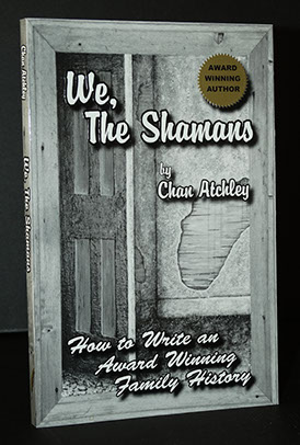 black and white picture of We, The Shamans soft cover book